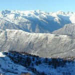 il Mont Canin viodût dal Matajûr